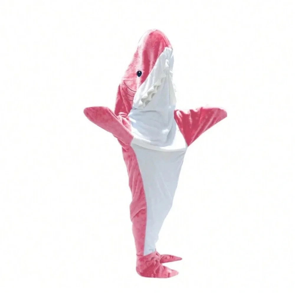 New Pink Shark Blanket size Medium